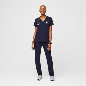 Figs Scrub Set - navy blue